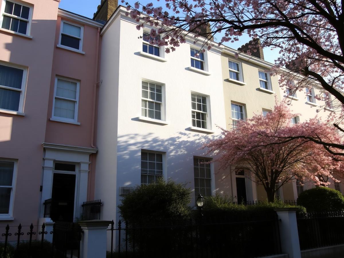 Stucco Townhouse